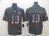 Nike Steelers 19 JuJu Smith-Schuster 2019 Salute To Service USA Flag Fashion Limited Jersey,baseball caps,new era cap wholesale,wholesale hats